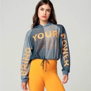 Strong ID Bring Your Power Zip-Up Hoodie/L New